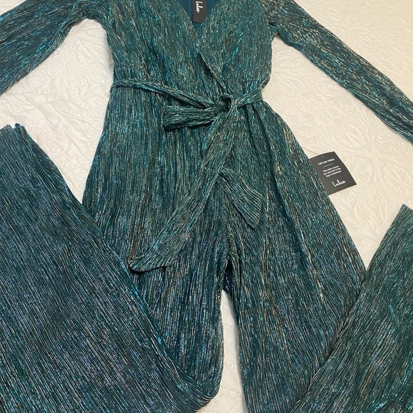 Lulu's Elegant Blue Jumpsuit - Picture 6 of 8